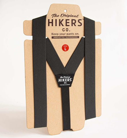 HIKERS suspenders retail packaging for wholesale buyers