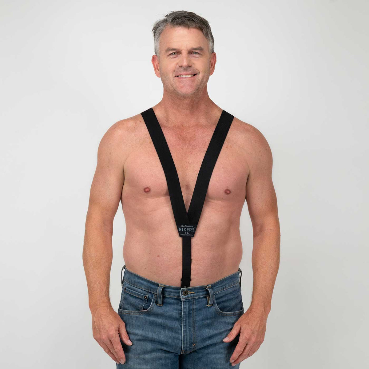 HIKERS® Button Fly Suspenders in Black | Keep Your Pants On. | The Belt ...