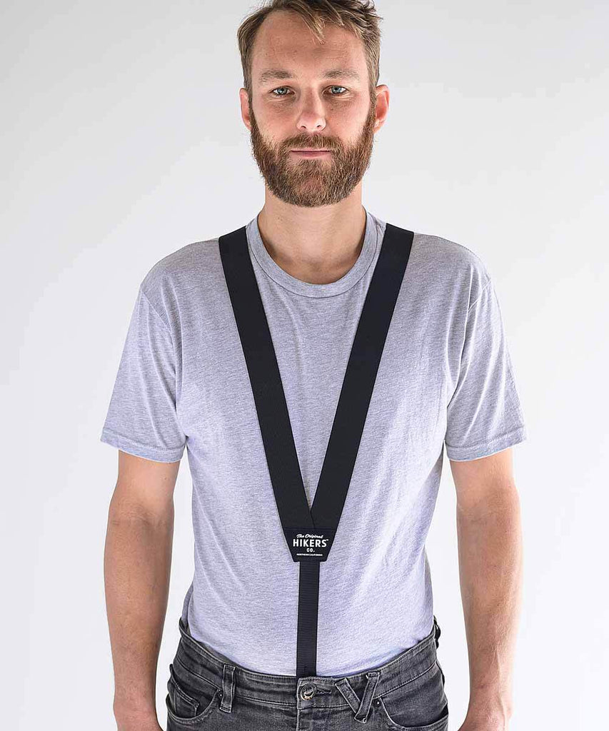 HIKERS® Hidden Suspenders in Gray | Keep Your Pants On. | The Belt ...