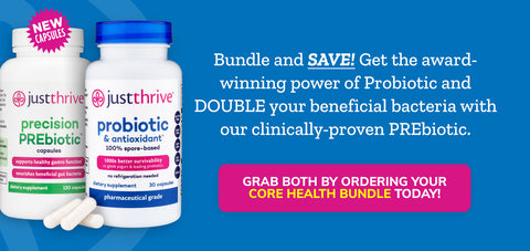 Just Thrive probiotic and prebiotic