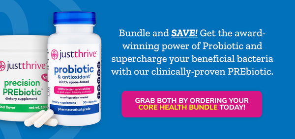 Just Thrive Probiotic and Prebiotic bundle CTA image