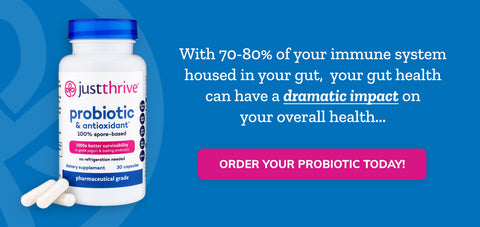 Just Thrive probiotic, gut health