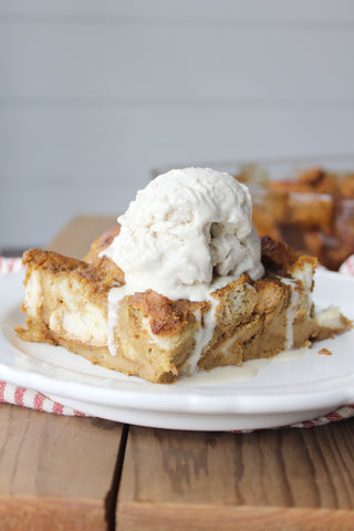 pumpkin bread pudding