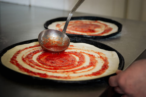 pizza making