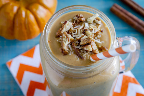 Pumpkin and pecan smoothie