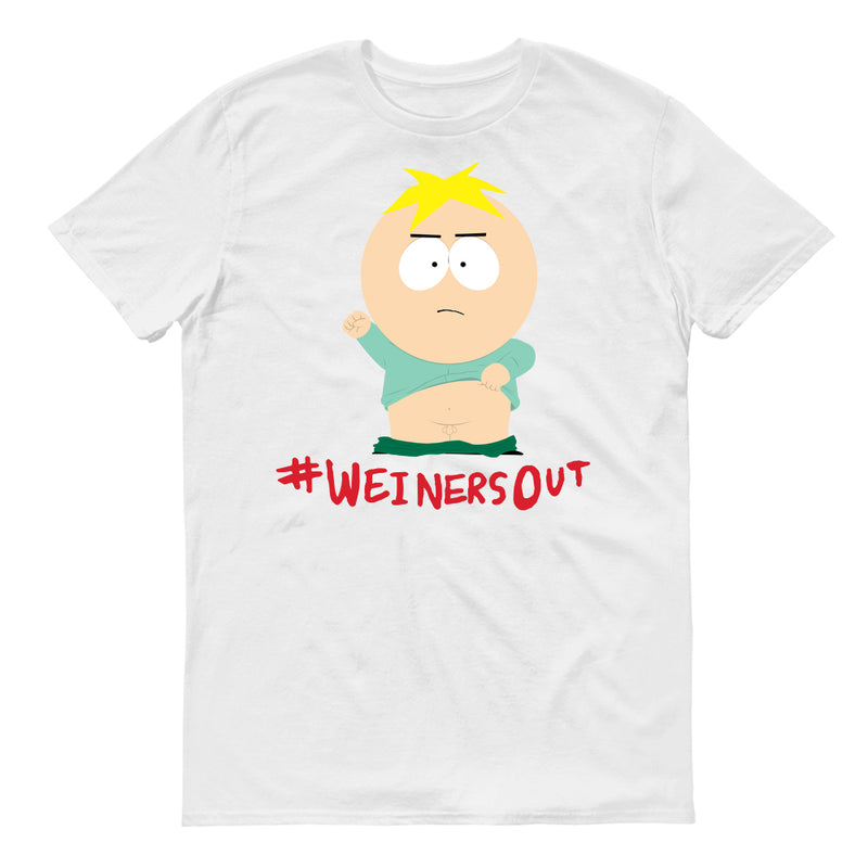 bovenste stroom satire South Park Butters Weiners Out Adult Short Sleeve T-Shirt – South Park Shop