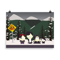 South Park Death Sign Premium Satin Poster – South Park Shop