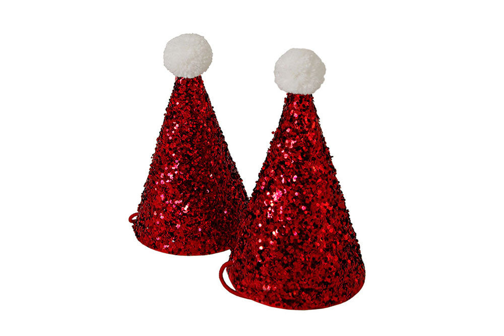 mini santa hats