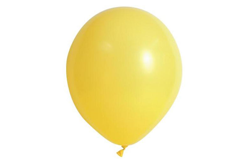 Mini Yellow Balloon - 12cm-Pop Roc Parties
