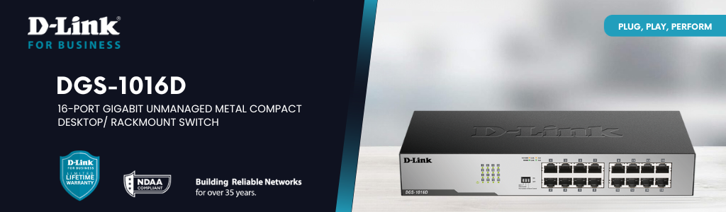 D-Link 16-Port Gigabit Stackable Smart Managed Switch with 2 Gigabit S –  D-Link Systems, Inc