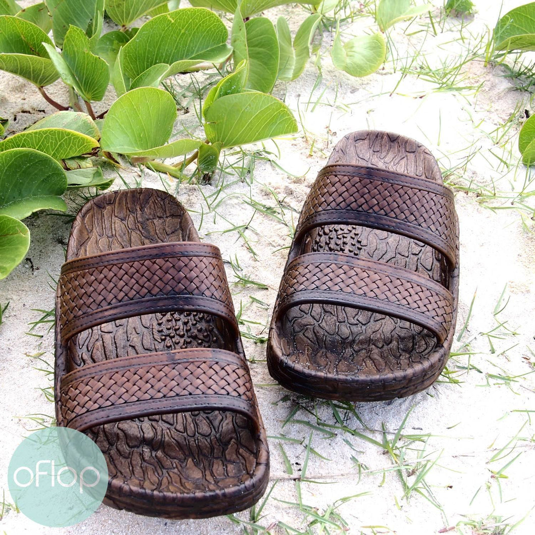 Brown Jon Jandals ® - Pali Hawaii Hawaiian Jesus Sandals ...