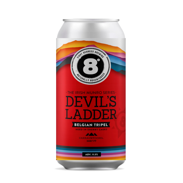 Eight Degrees - Devils Ladder Irish Munro Series #6 Belgian Trippel 440ml Can 11.5% ABV - Craft Central