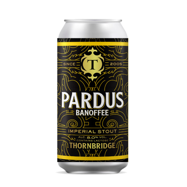 Thornbridge - Pardus Banoffee Imperial Stout 440ml Can 8% ABV - Craft Central