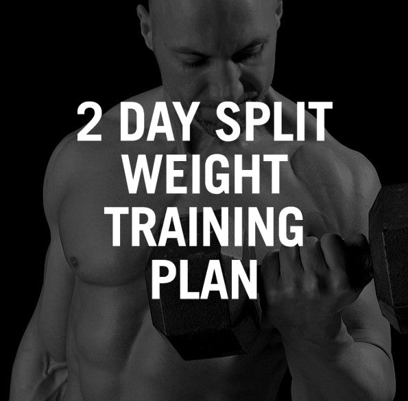 2 Day Split Weight Training Workout Plan, from Reactiv – Reactiv