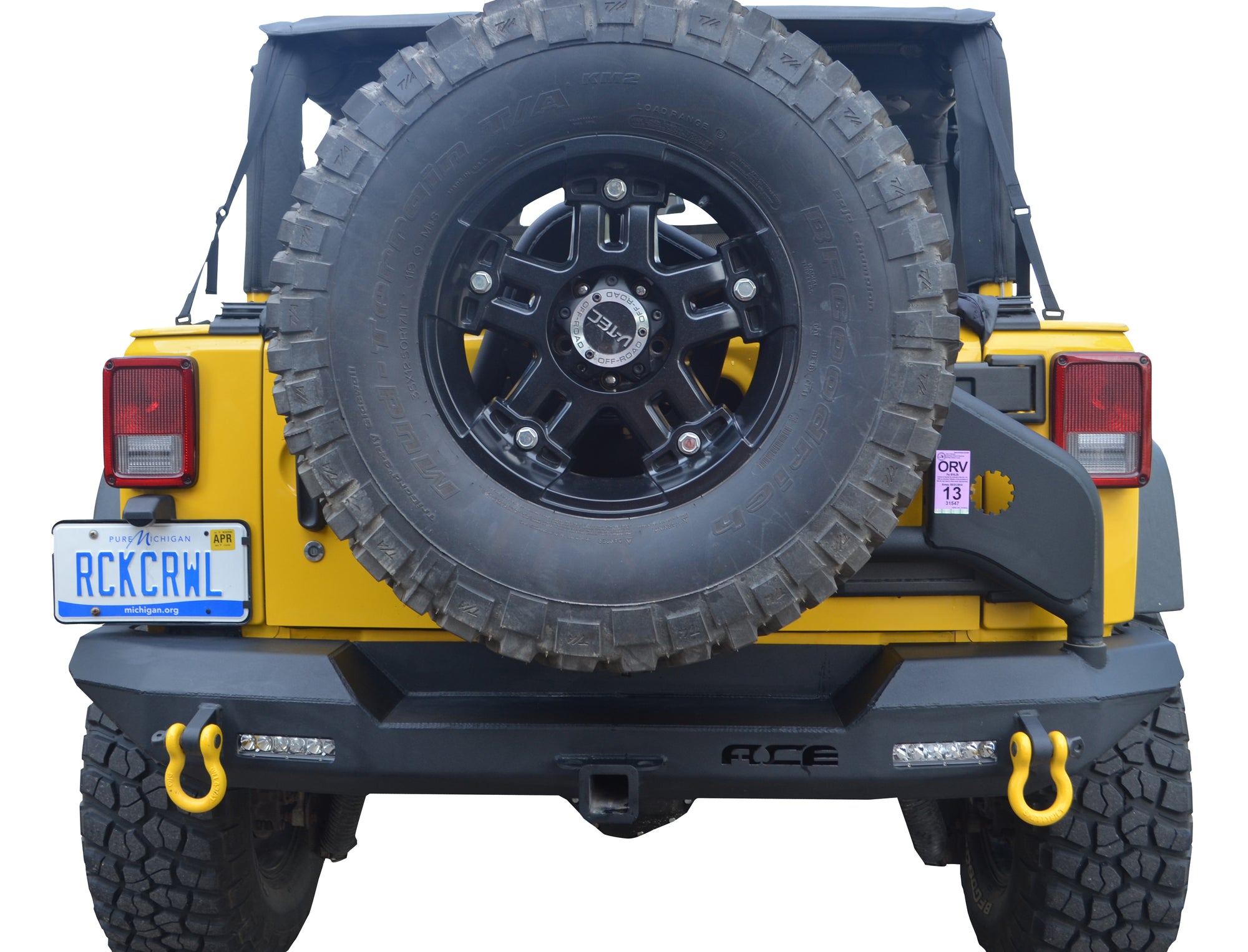 ACE JK Pro Series Rear Bumper with Tire Carrier - Ace Engineering & Fab