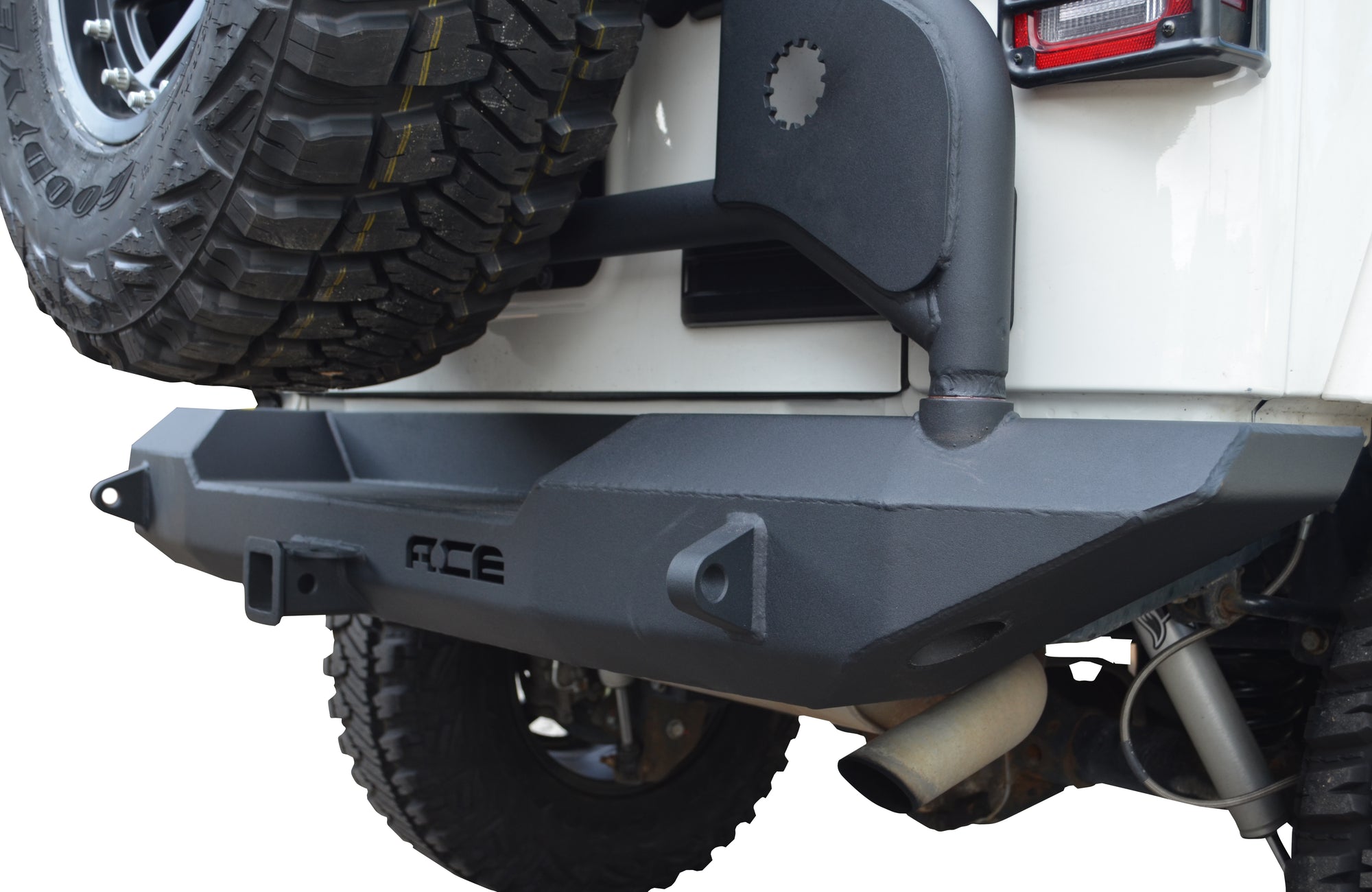 ACE JK Pro Series Rear Bumper with Tire Carrier - Ace Engineering & Fab