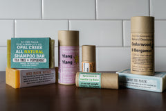 Personal care products in zero-waste packaging