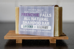 Frenchie Falls, a great choice when choosing your first shampoo bar