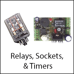 Electronic Relays, Sockets and Timers