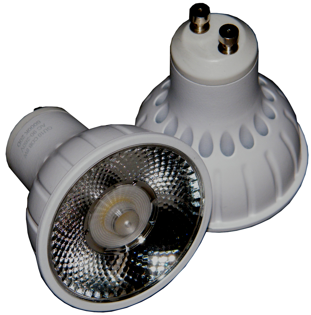 Naar behoren Een deel Specialiseren 8 Watt COB LED Spotlight with GU10 Base, White EC-STLED-8W-COB-W-CW – Jayso  Electronics