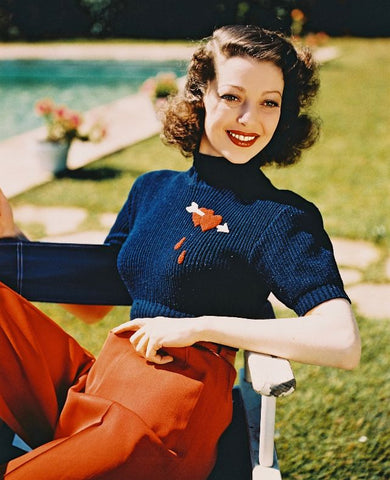 Actress Loretta Young 