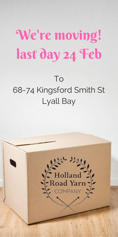Holland Road Yarn Co is moving to Lyall Bay