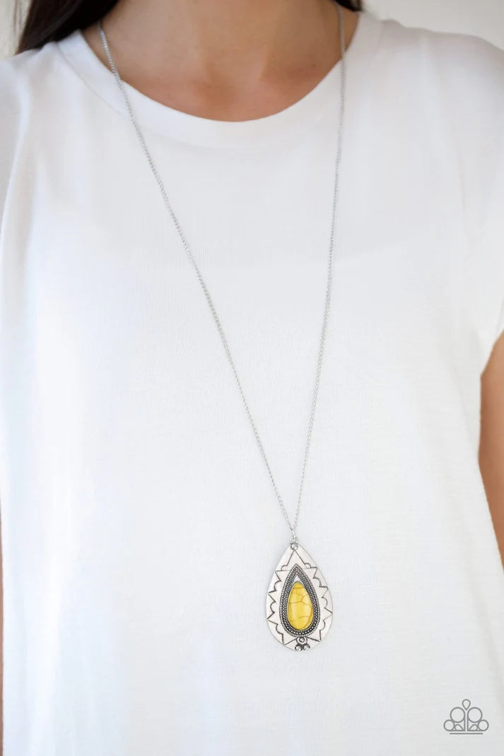 Sedona Solstice - yellow - necklace