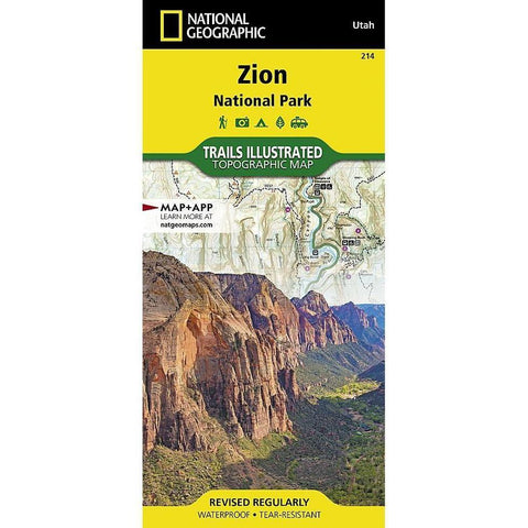 National Geographic Trails Illustrated Zion National Park Map