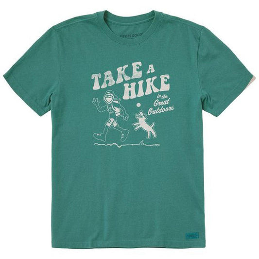 Life Is Good - Mens Jake and Rocket Dock Fish Crusher T-Shirt