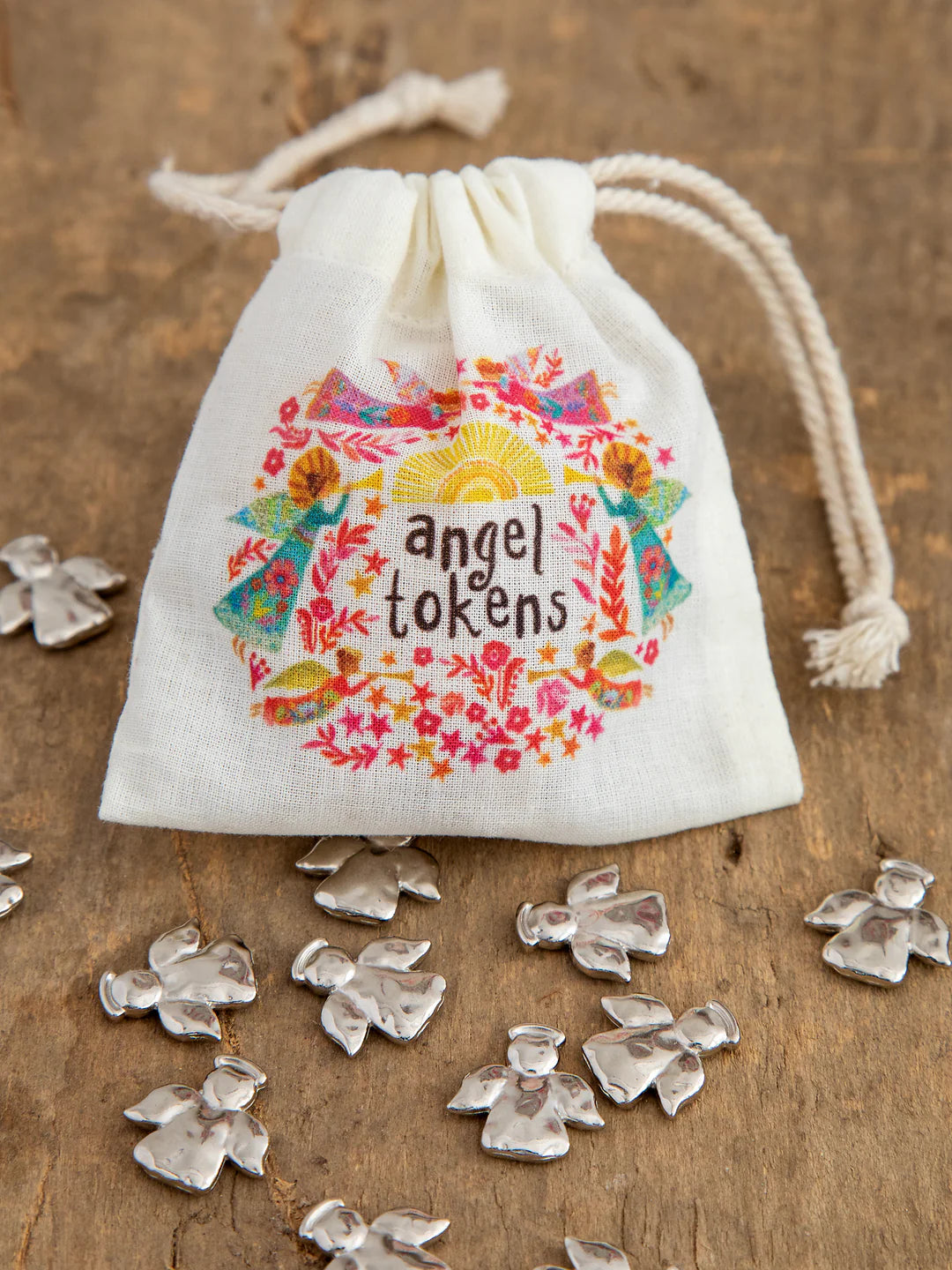 Natural Life Bag of Tiny Pocket Charms - Angels