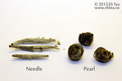 Tea needle leaves vs Tea Pearls