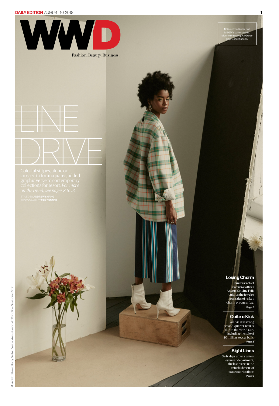 ali grace jewelry wwd fashion editorial model nyc jewelry 