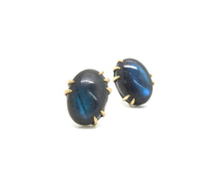 Celestial Labradorite Vanity Studs | Hannah Blount Jewelry | Metaphysical Properties of Labradorite 