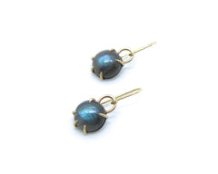 Celestial Labradorite Vanity Earrings | Hannah Blount Jewelry | Metaphysical Properties of Labradorite