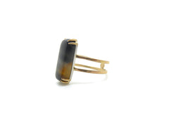 Hannah Blount Jewelry | Dip-Dye Agate Vanity Ring