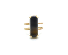 Hannah Blount Jewelry | Dip-Dye Agate Vanity Ring