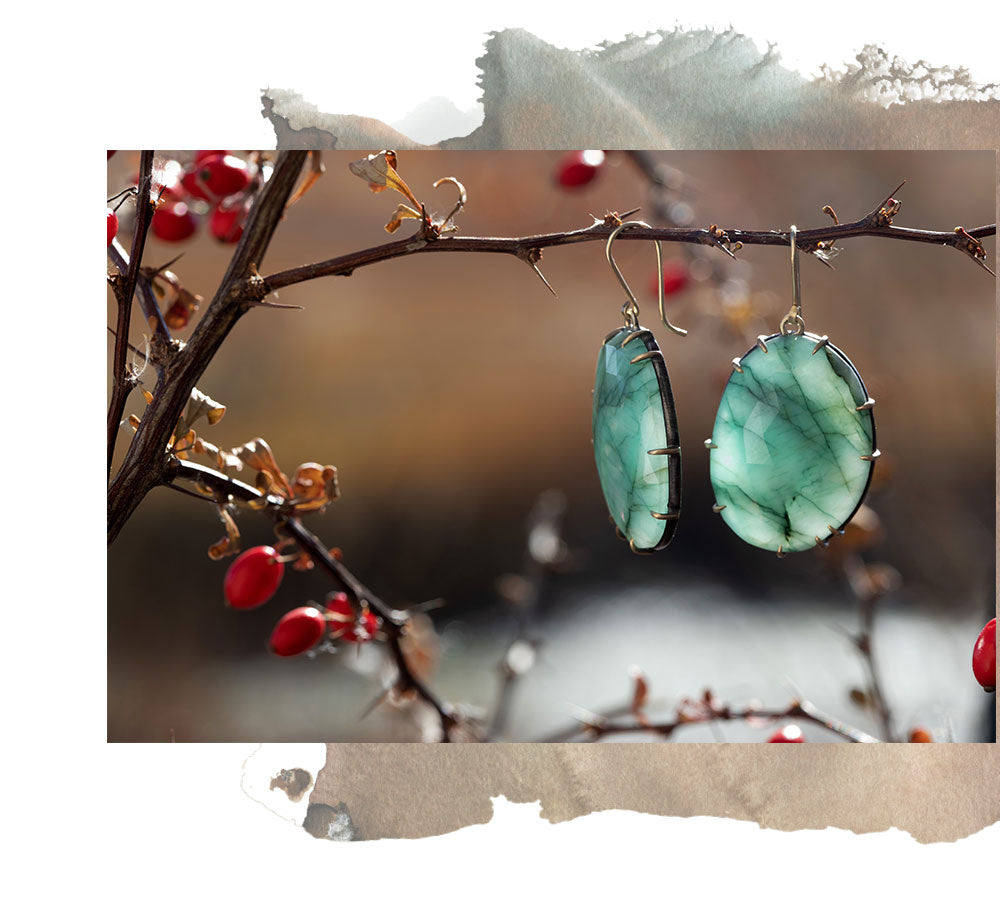 Emerald Earrings