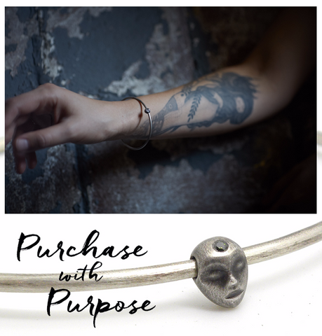 Purchase with Purpose | Hannah Blount Jewelry | Floating Fairwinds Cameo Bracelet 