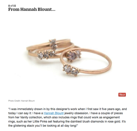 Hannah Blount Jewelry for About.com by A Thousand Facets