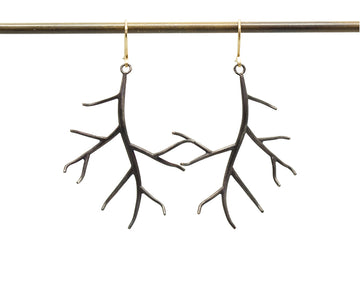Medium Branch Earrings-Hannah Blount Jewelry