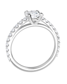 All Time Favorite Diamond Accent Engagement Ring
