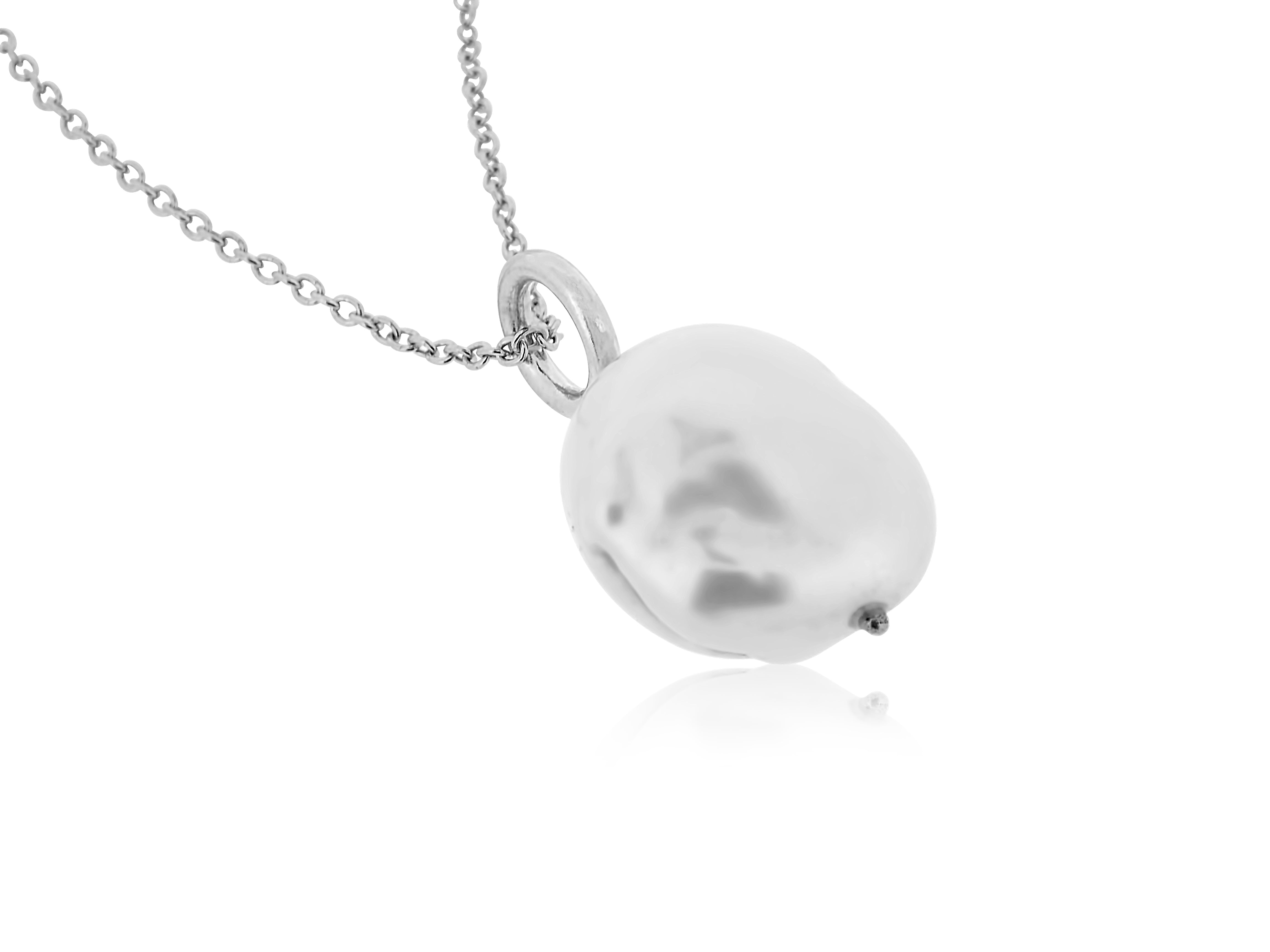 real pearl pendant