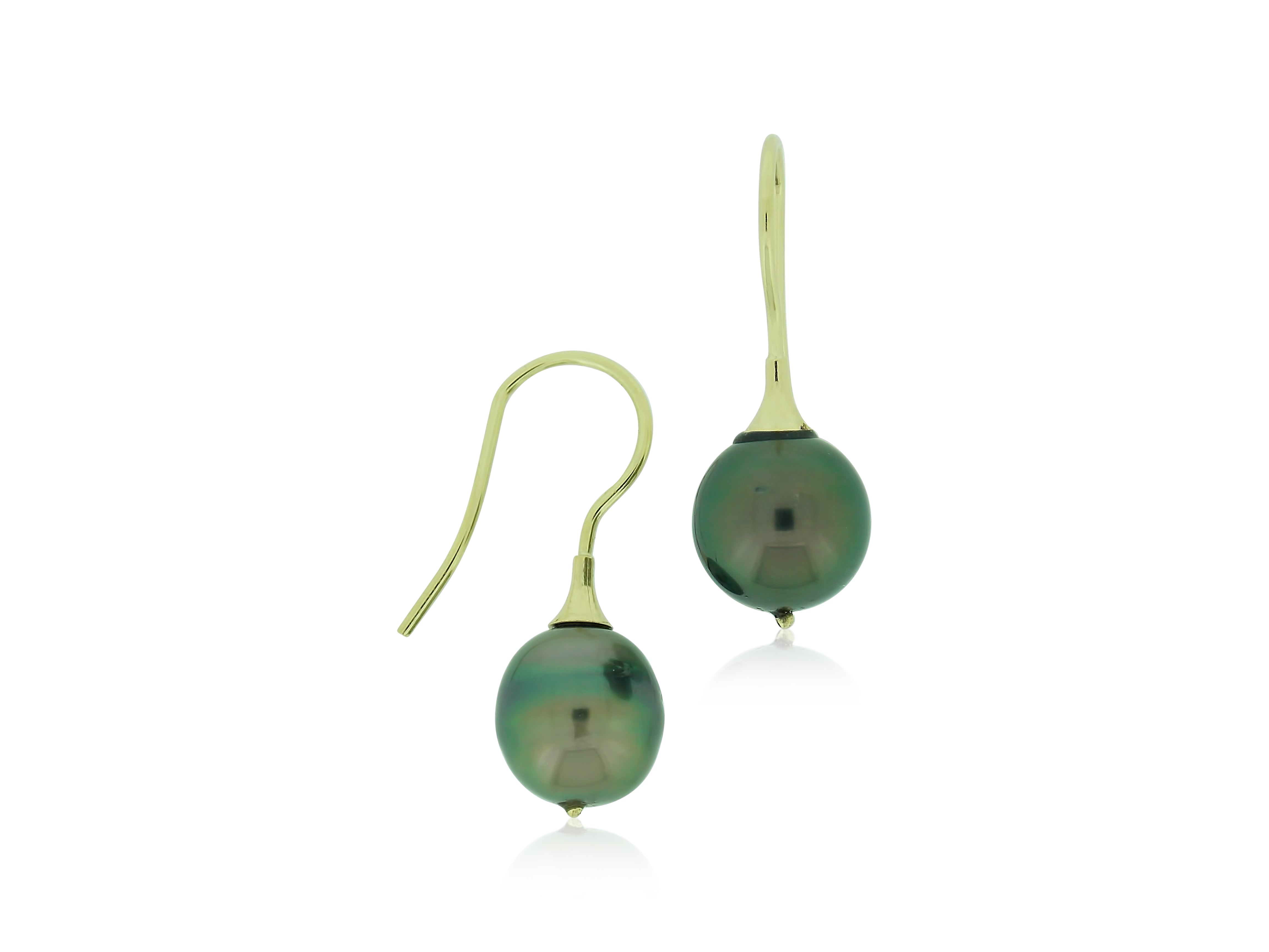 French Wire Tahitian Pearl Earrings