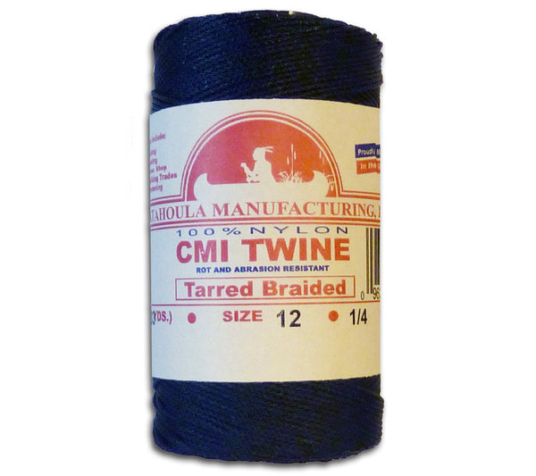 1181 Tarred Bank Line Twine #12-Green Nylon String 1mm-100% Green