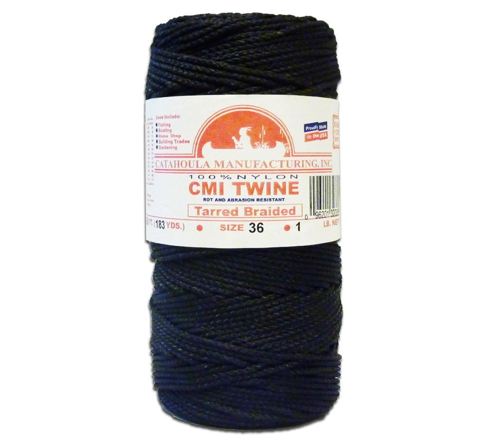 Catahoula #36 Tarred Twisted CMI Twine 100% Nylon Rot & Abrasion