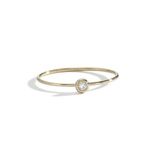 white diamond seed ring | handmade in brooklyn | blanca monrós gómez ...