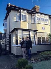 Outside Lennon's boyhood home