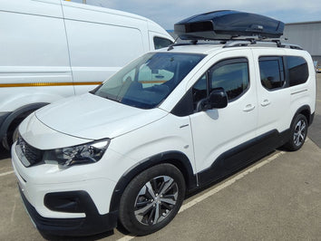 Peugeot Rifter fitted with Motion XT Roof Box