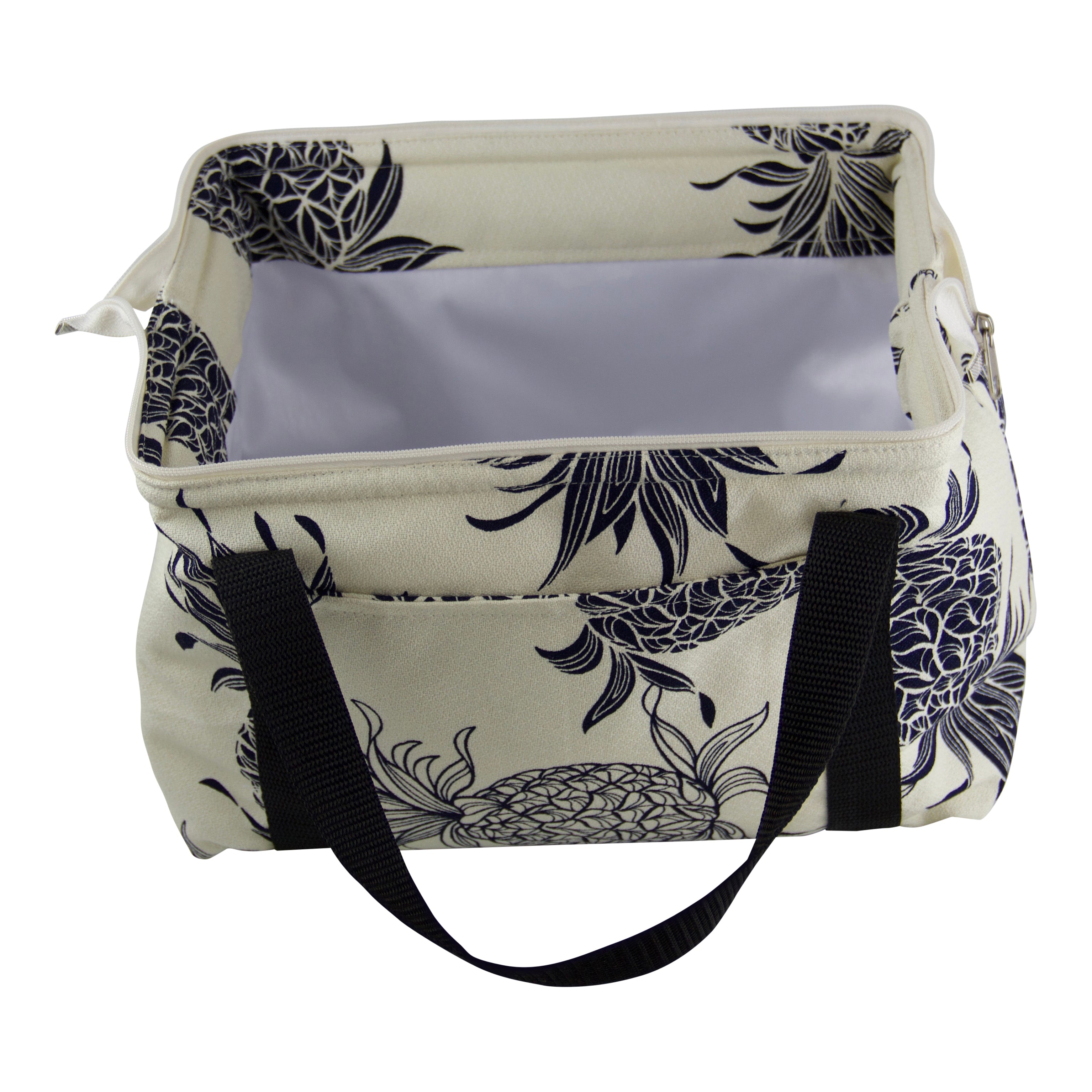 pineapple insulated lunch bag