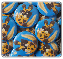April 2014 Button Club - African Painted Dog